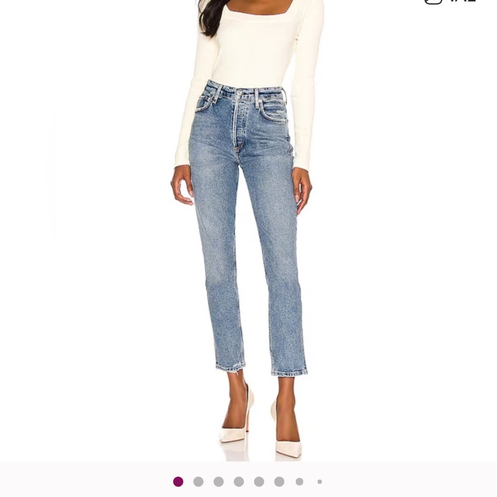 Citizens Of Humanity Charlotte High Rise Straight Jeans